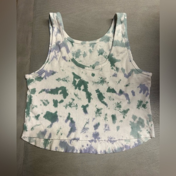 Urban‎ Nation Tie Dyed Cropped Tank Top Size S - Picture 4 of 5